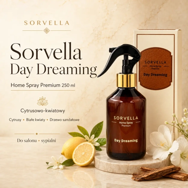 Sorvella Day Dreaming Home Spray 250 ml – perfumy do wnętrz